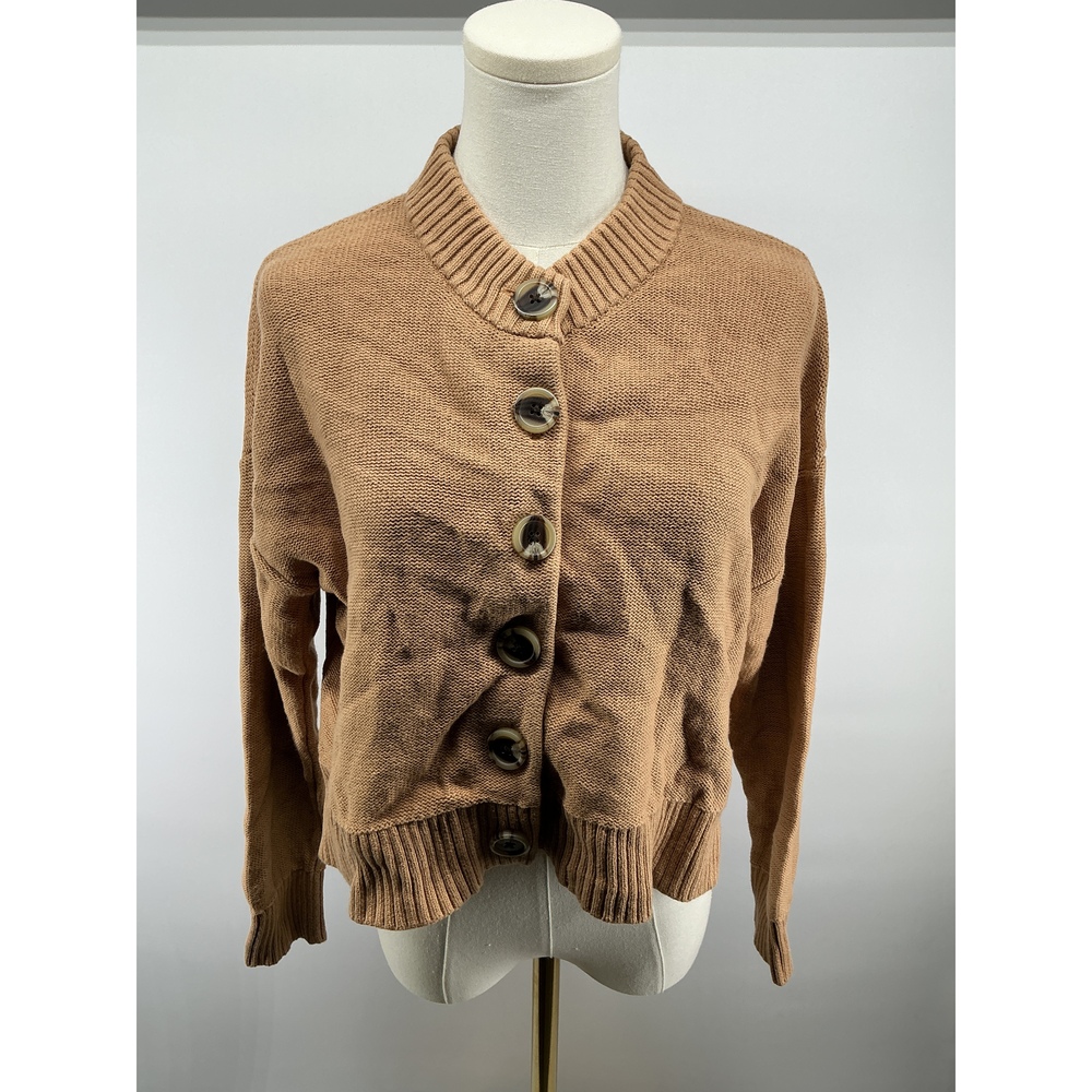100% Organic Cotton Cropped Cardigan